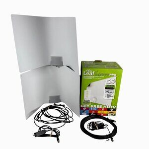 Mohu Leaf Supreme Pro Amplified Indoor HDTV Antenna 65 Mile Range Lot Of 2
